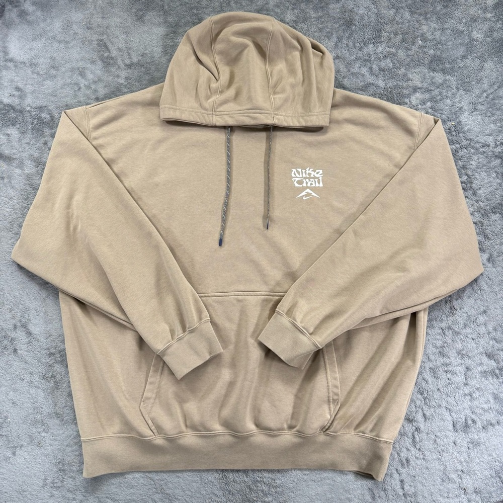 Nike Trail Dri-fit Running Hoodie Khaki Summit XXL